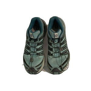 Salomon Womens XA Comp 8 Trail Running Shoes Blue Black Size 9